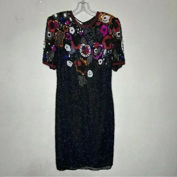 Scala Dresses & Skirts - Scala vintage beaded dress